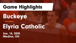 Buckeye  vs Elyria Catholic  Game Highlights - Jan. 14, 2020