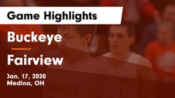 Buckeye  vs Fairview  Game Highlights - Jan. 17, 2020