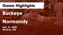 Buckeye  vs Normandy  Game Highlights - Feb. 21, 2020