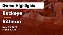 Buckeye  vs Rittman  Game Highlights - Nov. 25, 2020