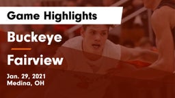 Buckeye  vs Fairview  Game Highlights - Jan. 29, 2021