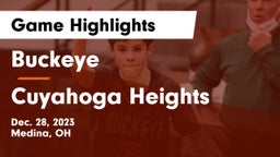 Buckeye  vs Cuyahoga Heights  Game Highlights - Dec. 28, 2023