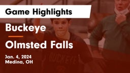Buckeye  vs Olmsted Falls  Game Highlights - Jan. 4, 2024