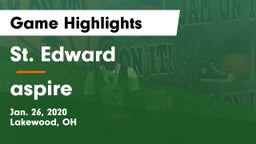 St. Edward  vs aspire Game Highlights - Jan. 26, 2020