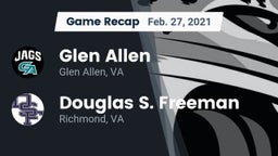 Recap: Glen Allen  vs. Douglas S. Freeman  2021