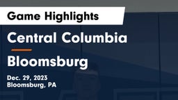 Central Columbia  vs Bloomsburg  Game Highlights - Dec. 29, 2023