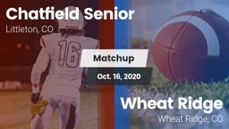 Matchup: Chatfield High vs. Wheat Ridge  2020