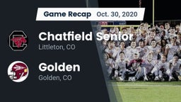 Recap: Chatfield Senior  vs. Golden  2020