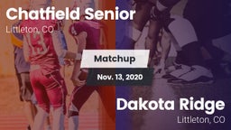 Matchup: Chatfield High vs. Dakota Ridge  2020
