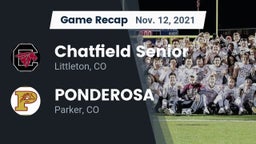 Recap: Chatfield Senior  vs. PONDEROSA  2021