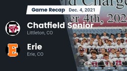 Recap: Chatfield Senior  vs. Erie  2021