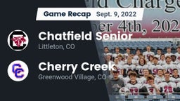 Recap: Chatfield Senior  vs. Cherry Creek  2022