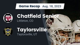 Recap: Chatfield Senior  vs. Taylorsville  2023