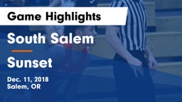 South Salem  vs Sunset  Game Highlights - Dec. 11, 2018