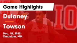 Dulaney  vs Towson  Game Highlights - Dec. 18, 2019