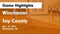 Winchester  vs Jay County  Game Highlights - Dec. 19, 2017