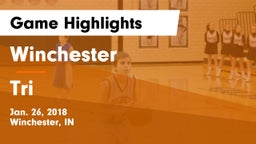 Winchester  vs Tri  Game Highlights - Jan. 26, 2018