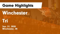 Winchester  vs Tri  Game Highlights - Jan. 31, 2020