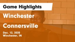 Winchester  vs Connersville  Game Highlights - Dec. 12, 2020