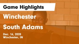 Winchester  vs South Adams  Game Highlights - Dec. 16, 2020