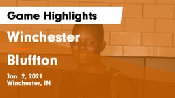 Winchester  vs Bluffton  Game Highlights - Jan. 2, 2021