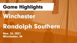 Winchester  vs Randolph Southern  Game Highlights - Nov. 26, 2021