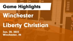 Winchester  vs Liberty Christian  Game Highlights - Jan. 20, 2023