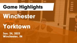 Winchester  vs Yorktown  Game Highlights - Jan. 24, 2023