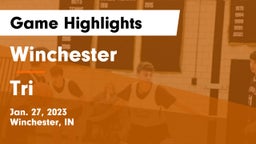 Winchester  vs Tri  Game Highlights - Jan. 27, 2023