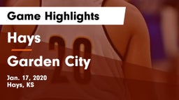 Hays  vs Garden City  Game Highlights - Jan. 17, 2020