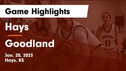 Hays  vs Goodland  Game Highlights - Jan. 20, 2023