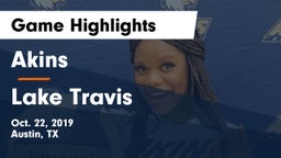 Akins  vs Lake Travis  Game Highlights - Oct. 22, 2019