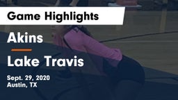 Akins  vs Lake Travis  Game Highlights - Sept. 29, 2020