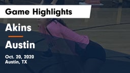 Akins  vs Austin  Game Highlights - Oct. 20, 2020