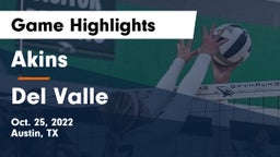 Akins  vs Del Valle  Game Highlights - Oct. 25, 2022