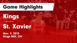Kings  vs St. Xavier  Game Highlights - Nov. 9, 2019