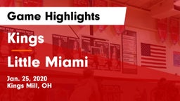 Kings  vs Little Miami  Game Highlights - Jan. 25, 2020