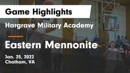 Hargrave Military Academy  vs Eastern Mennonite  Game Highlights - Jan. 25, 2022