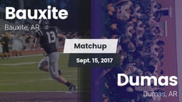 Matchup: Bauxite  vs. Dumas  2017