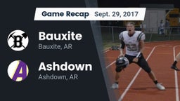 Recap: Bauxite  vs. Ashdown  2017