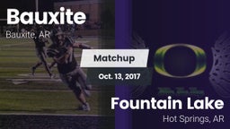 Matchup: Bauxite  vs. Fountain Lake  2017