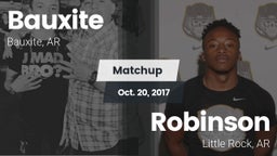 Matchup: Bauxite  vs. Robinson  2017