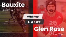 Matchup: Bauxite  vs. Glen Rose  2018