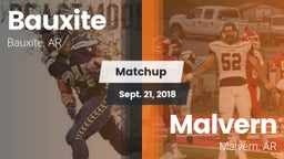 Matchup: Bauxite  vs. Malvern  2018