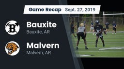 Recap: Bauxite  vs. Malvern  2019