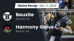 Recap: Bauxite  vs. Harmony Grove  2019