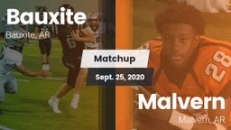 Matchup: Bauxite  vs. Malvern  2020