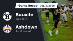 Recap: Bauxite  vs. Ashdown  2020