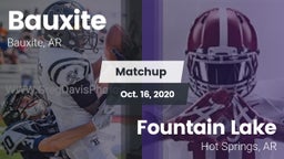 Matchup: Bauxite  vs. Fountain Lake  2020