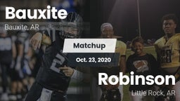 Matchup: Bauxite  vs. Robinson  2020